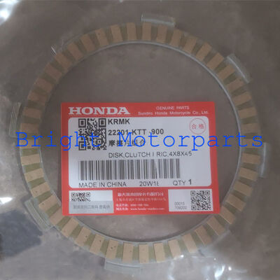 Plato de fricción de embrague original de papel FCC 22201-KTT-900 para Honda CBF125 CBF150 XR150L